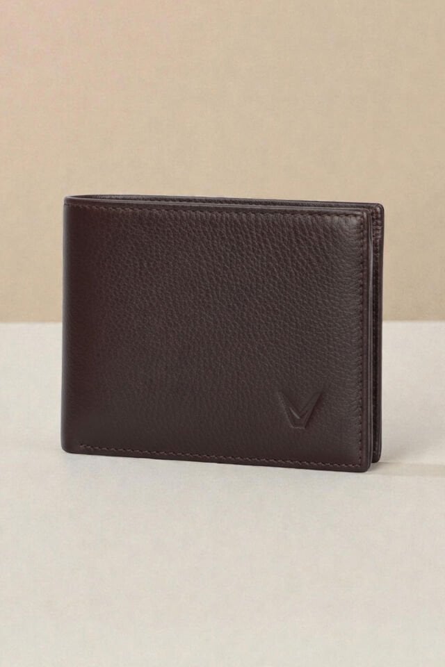 Valmont Hakiki Deri, Hediyelik Özel Kutulu, Kartlıklı, Bozuk Para Gözlü Kahverengi Erkek Cüzdanı