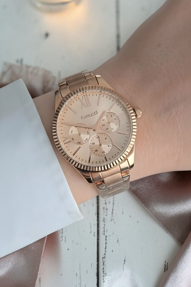 Çelik Bilezik Rose Kadın Kol Saati