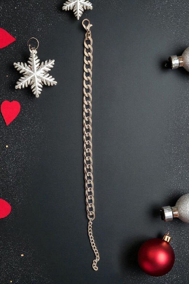 Çelik Bilezik Metalik Kadran Metalik Kadın Kol Saati + Zincir Bileklik